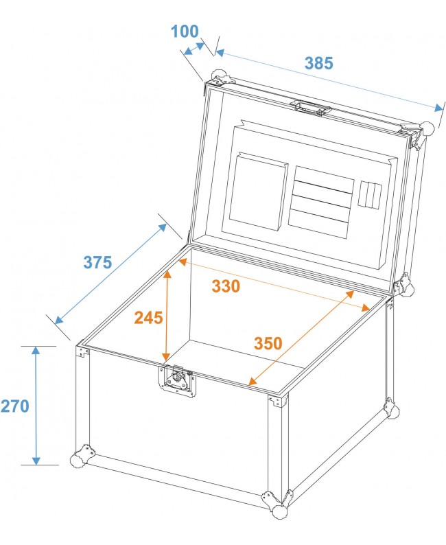 Roadinger Universal Document Case GR-2, bk Other Cases