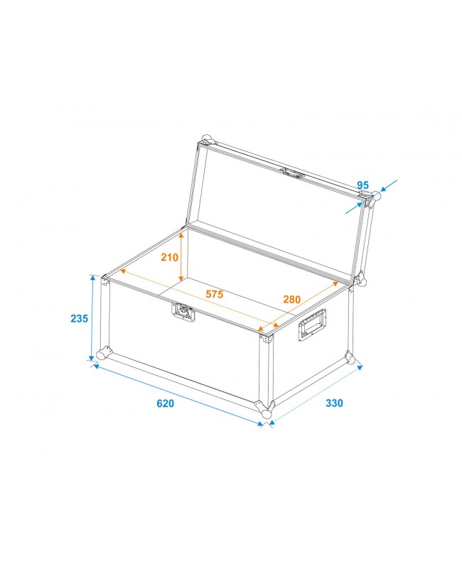 Roadinger Universal Transport Case 60x30x30cm Other Cases