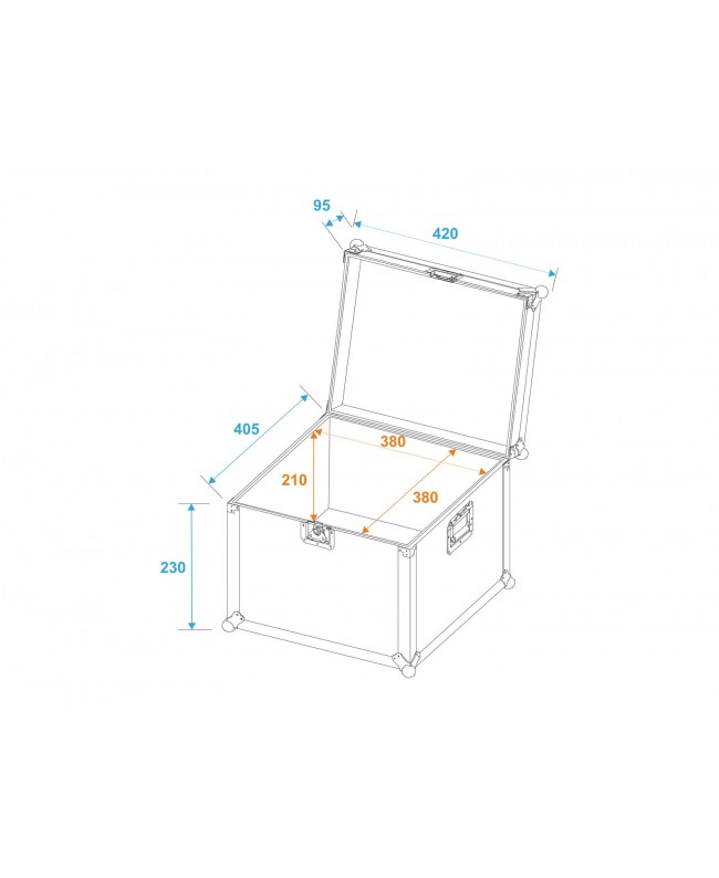 Roadinger Universal Transport Case 40x40x30cm Other Cases