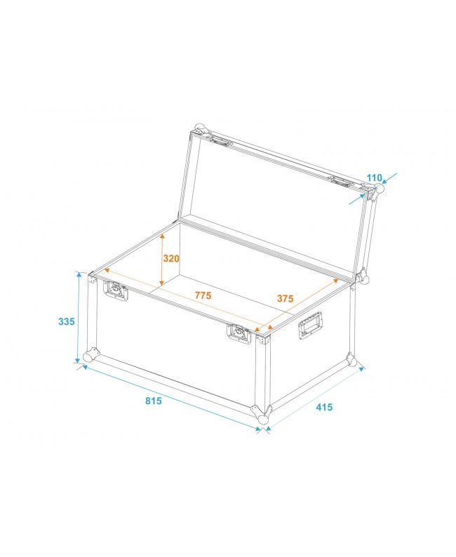 Roadinger Universal Transport Case 80x40cm Other Cases