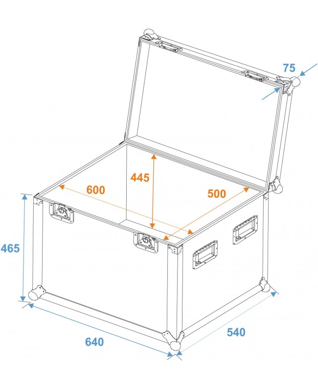 Roadinger Universal Case Pro 60x50x50cm Other Cases