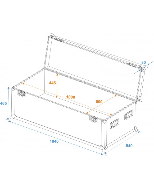 Roadinger Universal Case Pro 100x50x50cm Other Cases
