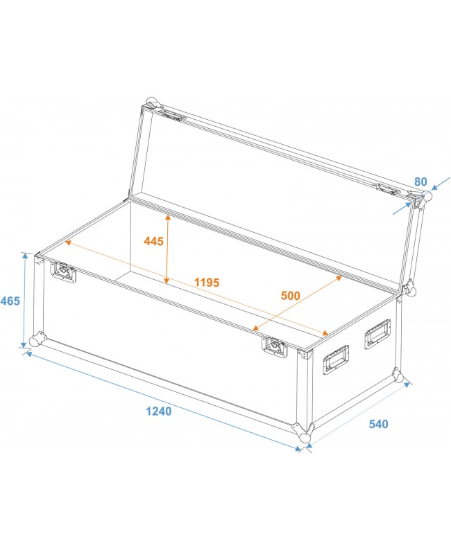 Roadinger Universal Case Pro 120x50x50cm Other Cases