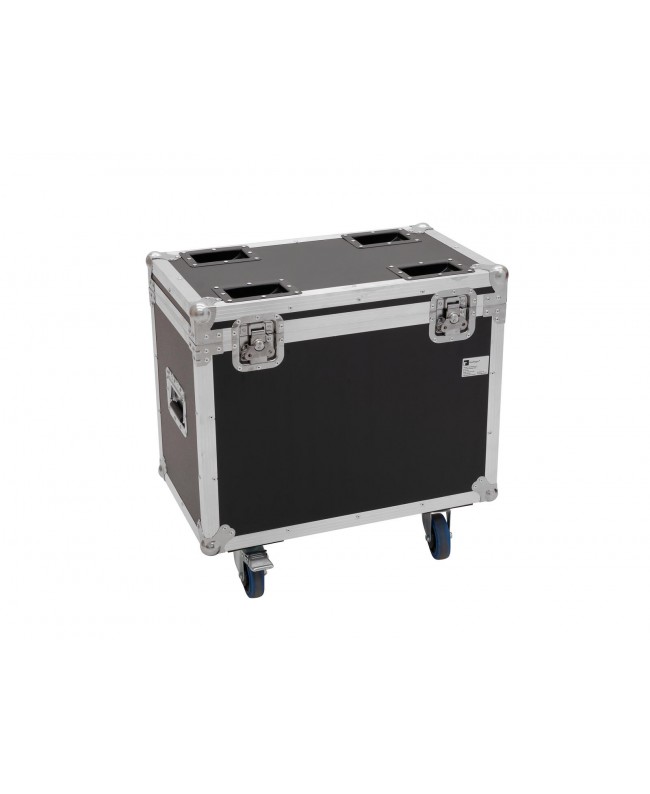 Roadinger Flightcase 2x TMH-H380 with wheels Cases for moving lights