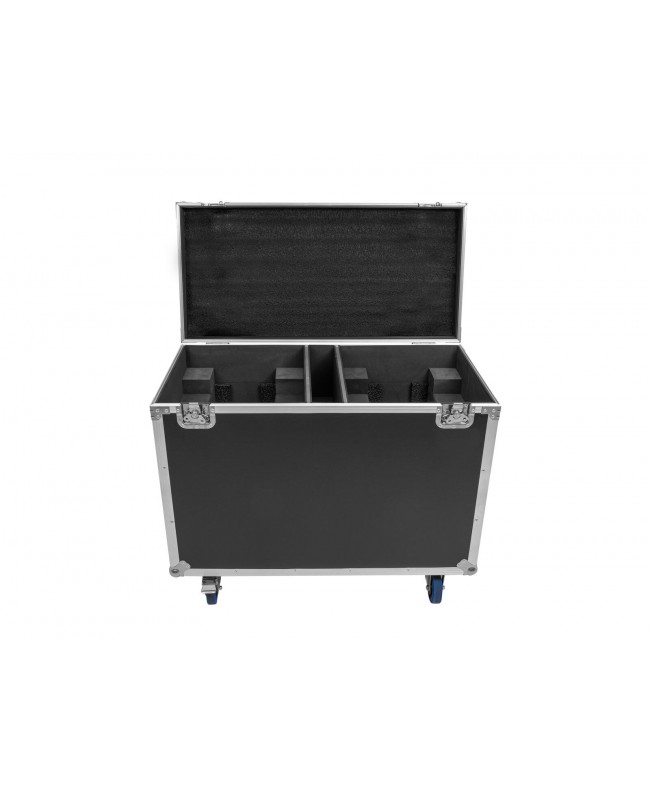 Roadinger Flightcase 2x IP TMH-H760 with wheels Cases for moving lights