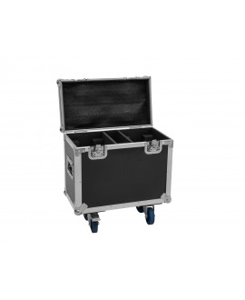 Roadinger Flightcase 2x TMH-B120 con ruote Custodie per moving light