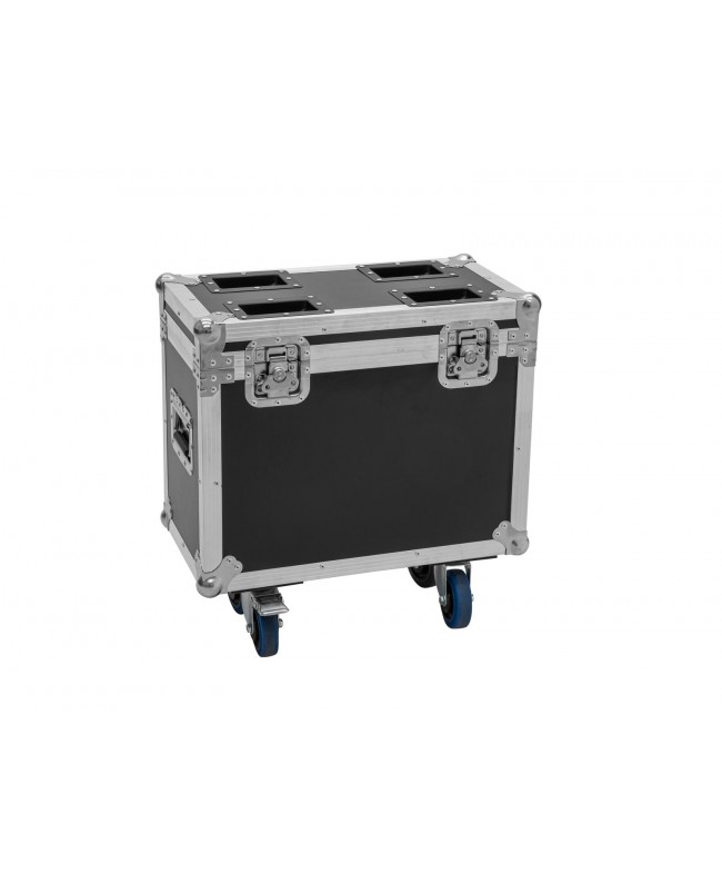 Roadinger Flightcase 2x TMH-B120 with wheels Cases for moving lights
