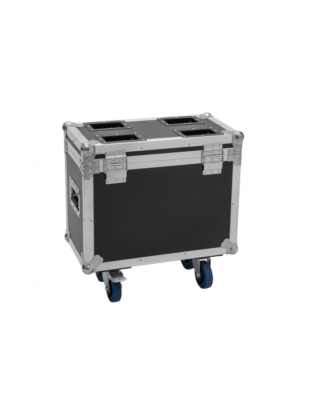 Roadinger Flightcase 2x TMH-B120 with wheels Cases for moving lights