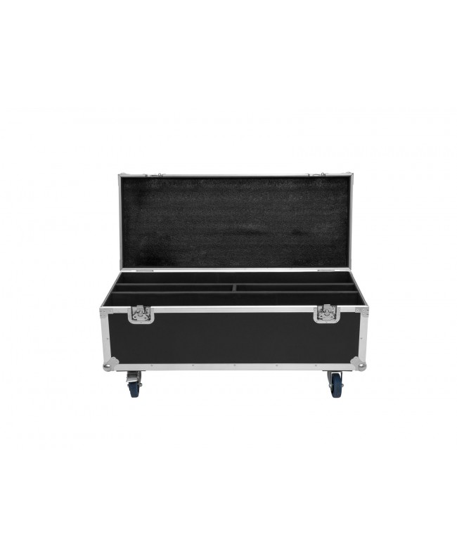 Roadinger Flightcase 2x LED TMH Bar-S120 with wheels Cases for moving lights
