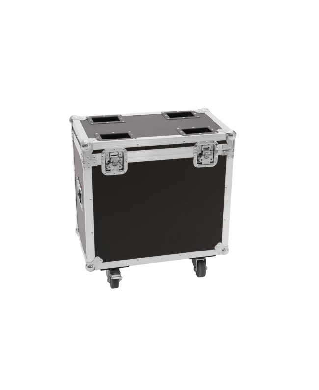 Roadinger Flightcase 2x TMH-X12 with wheels Cases for moving lights