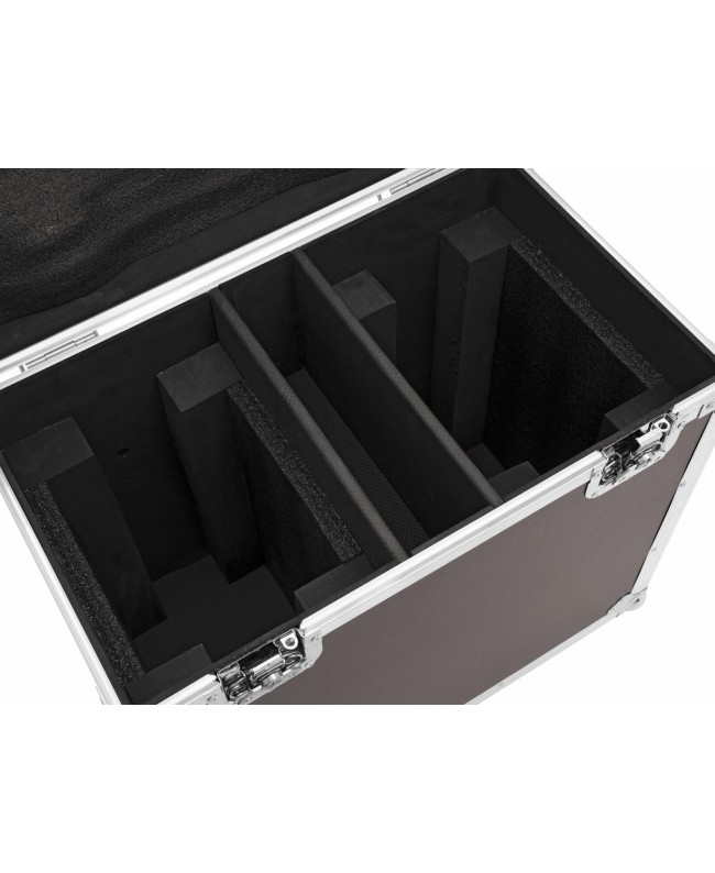 Roadinger Flightcase 2x TMH-X12 with wheels Cases for moving lights