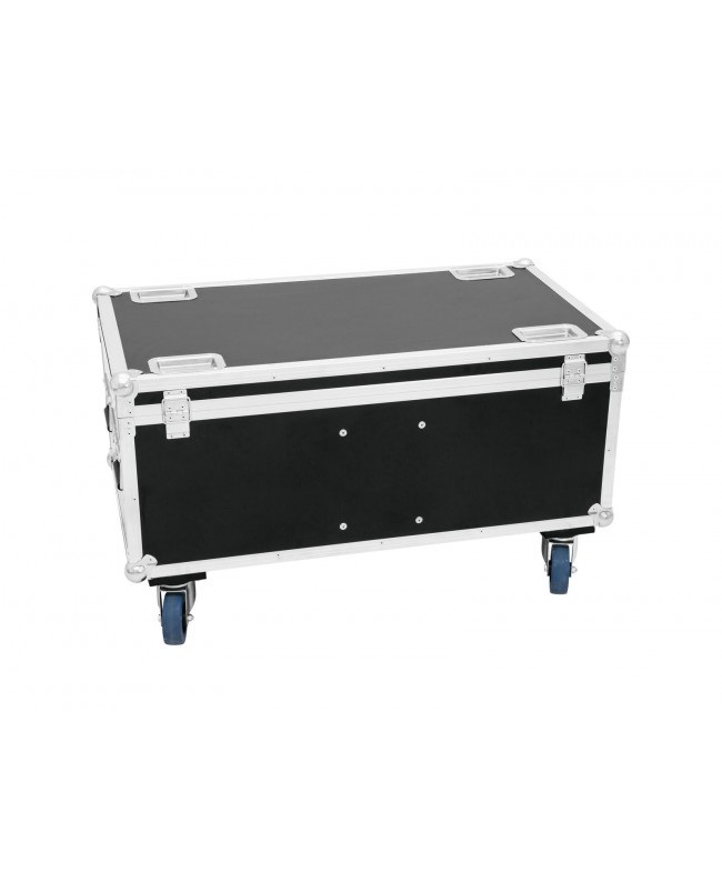 Roadinger Flightcase 2x THA-250F with wheels Cases for spotlights