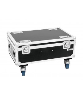 Roadinger Flightcase 4x THA-40 PC with wheels Cases for spotlights