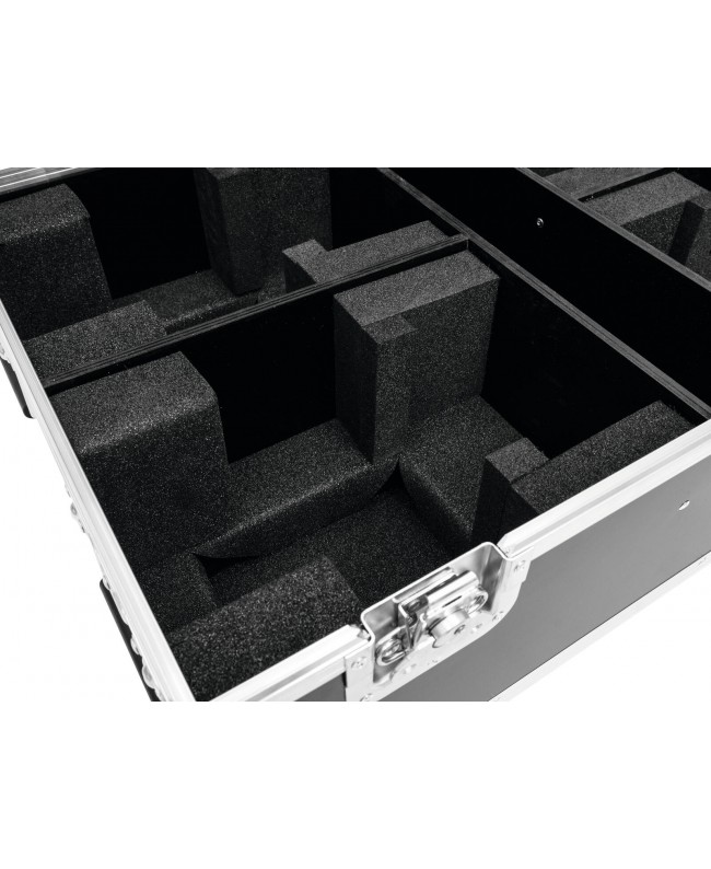 Roadinger Flightcase 4x THA-40 PC with wheels Cases for spotlights