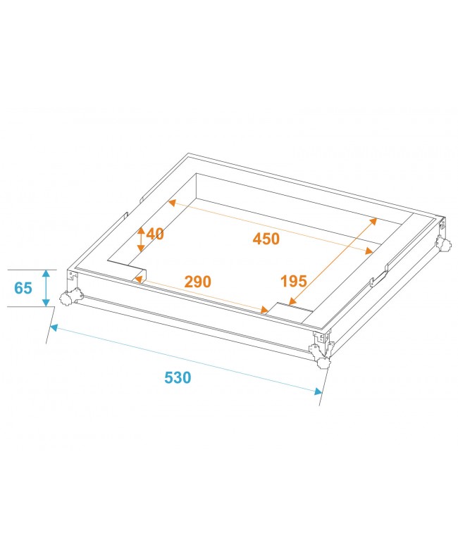 Roadinger Flightcase DMX Move Bigfoot Other Cases