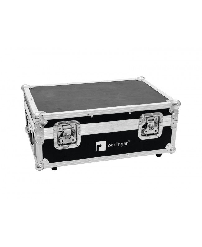 Roadinger Flightcase 4x AKKU TL-3 Trusslight QuickDMX mit Ladefunktion Scheinwerfer-Cases