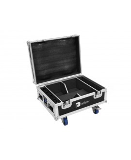 Roadinger Flightcase 4x AKKU IP UP-4 QuickDMX mit Ladefunktion Scheinwerfer-Cases