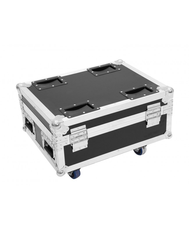 Roadinger Flightcase 4x AKKU IP UP-4 QuickDMX with charging function Cases for spotlights