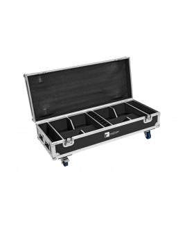 Roadinger Flightcase 8x AKKU IP UP-4 QuickDMX with charging function Cases for spotlights
