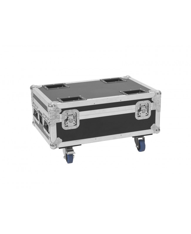 Roadinger Flightcase 4x AKKU IP UP-4 Plus HCL Spot WDMX mit Ladefunktion Scheinwerfer-Cases