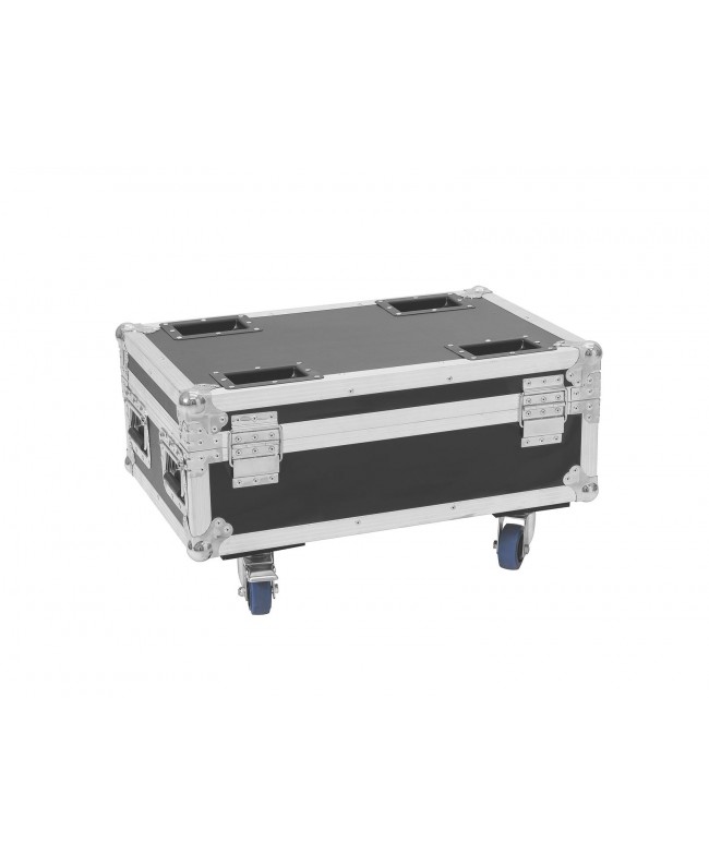Roadinger Flightcase 4x AKKU IP UP-4 Plus HCL Spot WDMX mit Ladefunktion Scheinwerfer-Cases