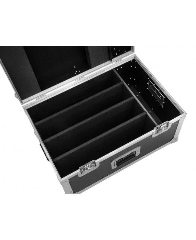 Roadinger Flightcase 4x LED Super Strobo Custodie per proiettori