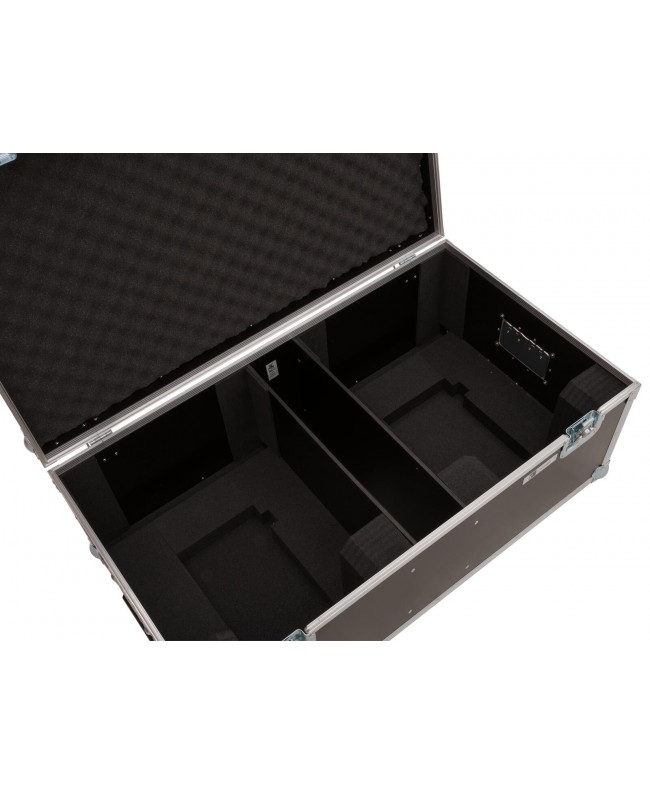 Roadinger Flightcase 2x LED THA-150F Theater-Spot Scheinwerfer-Cases