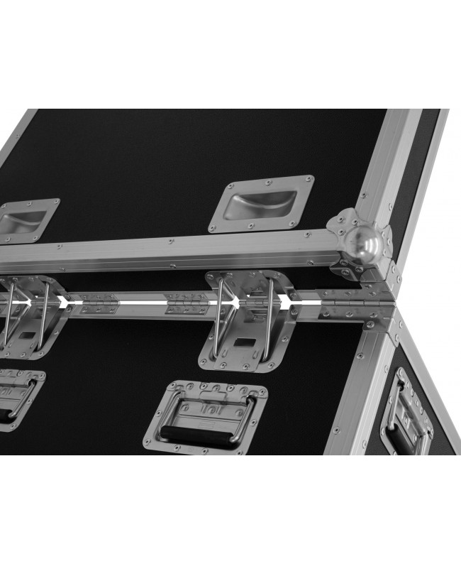 Roadinger Flightcase 4x LED TMH-X4 mit Rollen Movinglight-Cases