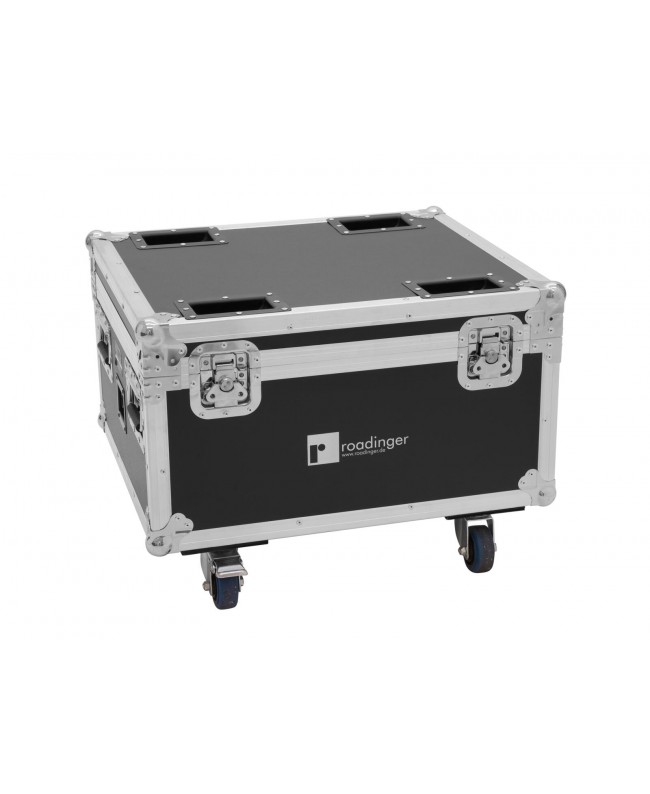 Roadinger Flightcase 4x AKKU IP PAR 7 QCL WDMX with charging function Cases for spotlights
