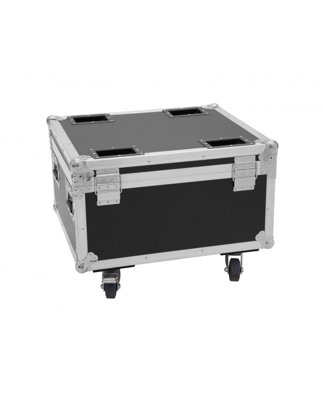 Roadinger Flightcase 4x AKKU IP PAR 7 QCL WDMX con funzione di ricarica Custodie per proiettori