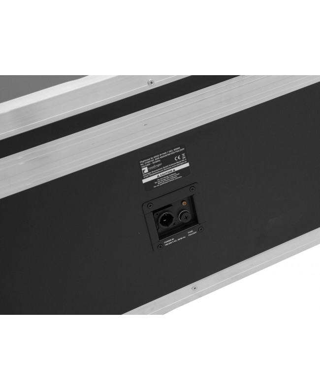 Roadinger Flightcase 8x AKKU IP PAR 7 QCL WDMX con funzione di ricarica Custodie per proiettori
