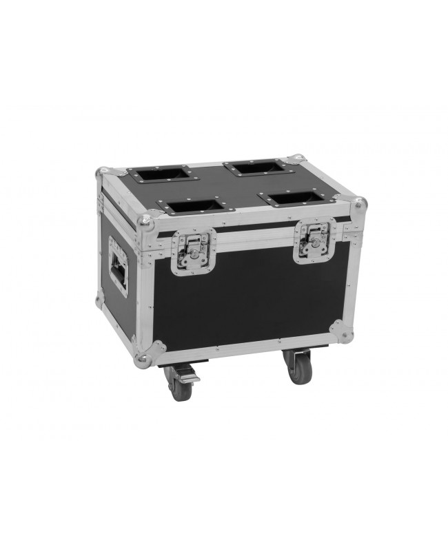 Roadinger Flightcase 4x LED TMH-13/17/S30/W36 con ruote Custodie per moving light