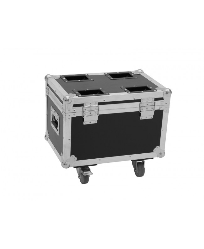 Roadinger Flightcase 4x LED TMH-13/17/S30/W36 mit Rollen Movinglight-Cases