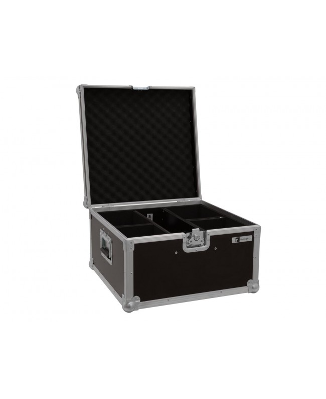 Roadinger Flightcase 4x LED IP PAR 3x8W QCL/3x9W SCL Custodie per proiettori