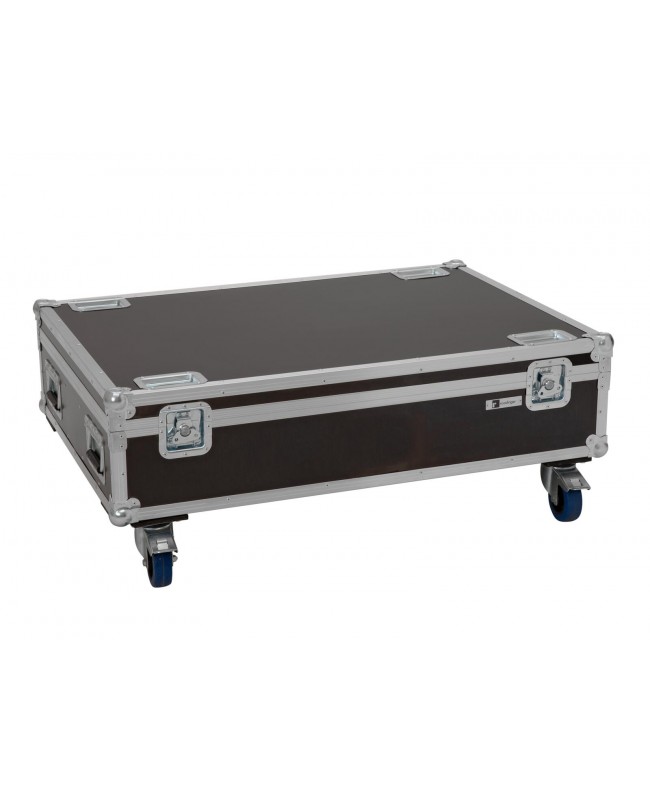 Roadinger Flightcase 4x LED IP T-PIX 8 QCL/T-PIX 12 HCL mit Rollen Scheinwerfer-Cases