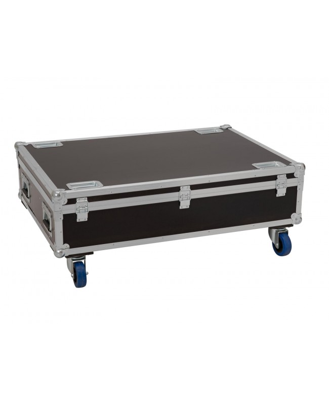 Roadinger Flightcase 4x LED IP T-PIX 8 QCL/T-PIX 12 HCL mit Rollen Scheinwerfer-Cases