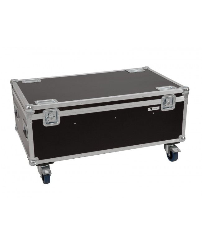 Roadinger Flightcase 8x LED IP PAR 7x8W QCL/7x9W SCL con ruote Custodie per proiettori