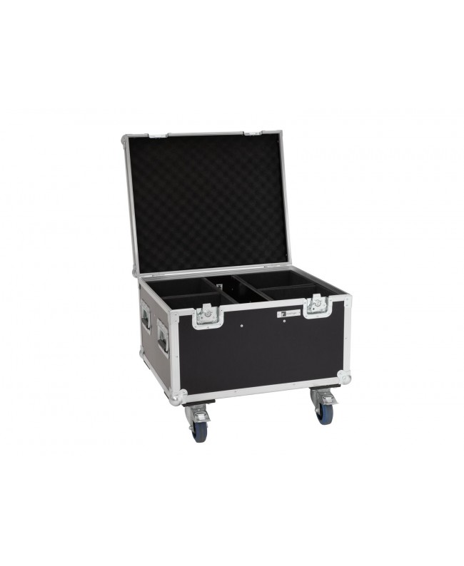 Roadinger Flightcase 4x LED IP PAR 7x8W QCL/7x9W SCL with wheels Cases for spotlights