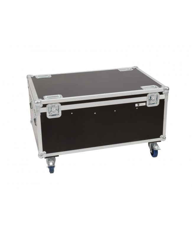 Roadinger Flightcase 8x LED IP PAR 12x8W QCL/12x9 SQL Spot with wheels Cases for spotlights