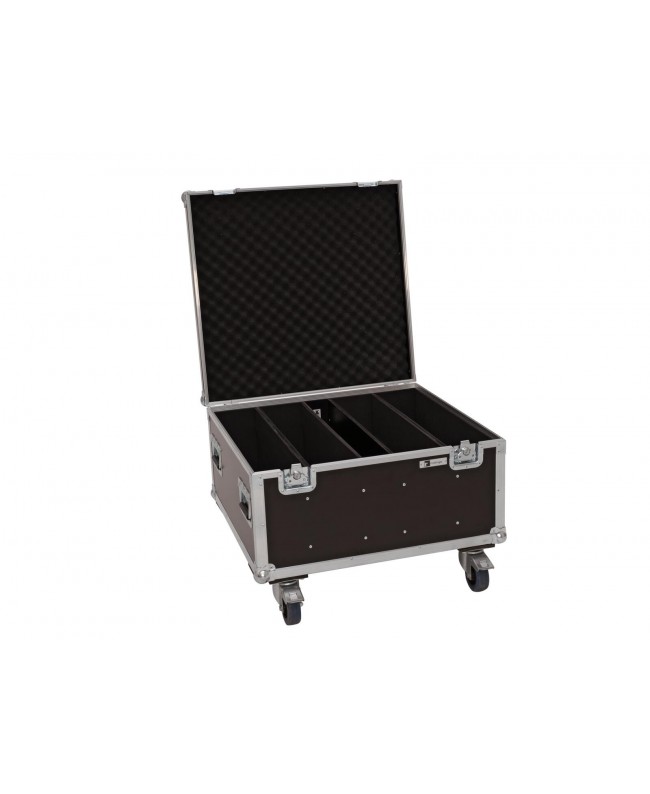 Roadinger Flightcase 4x LED PLL-480 con ruote Custodie per proiettori