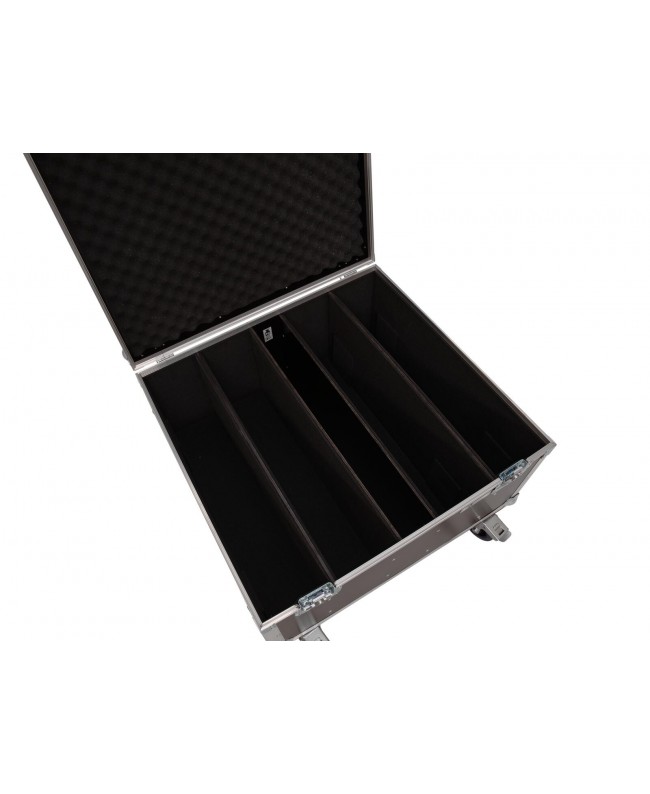Roadinger Flightcase 4x LED PLL-480 mit Rollen Scheinwerfer-Cases