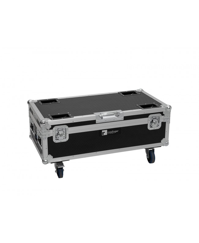 Roadinger Flightcase 6x AKKU IP UP-4 Plus HCL Spot WDMX con funzione di ricarica Custodie per proiettori