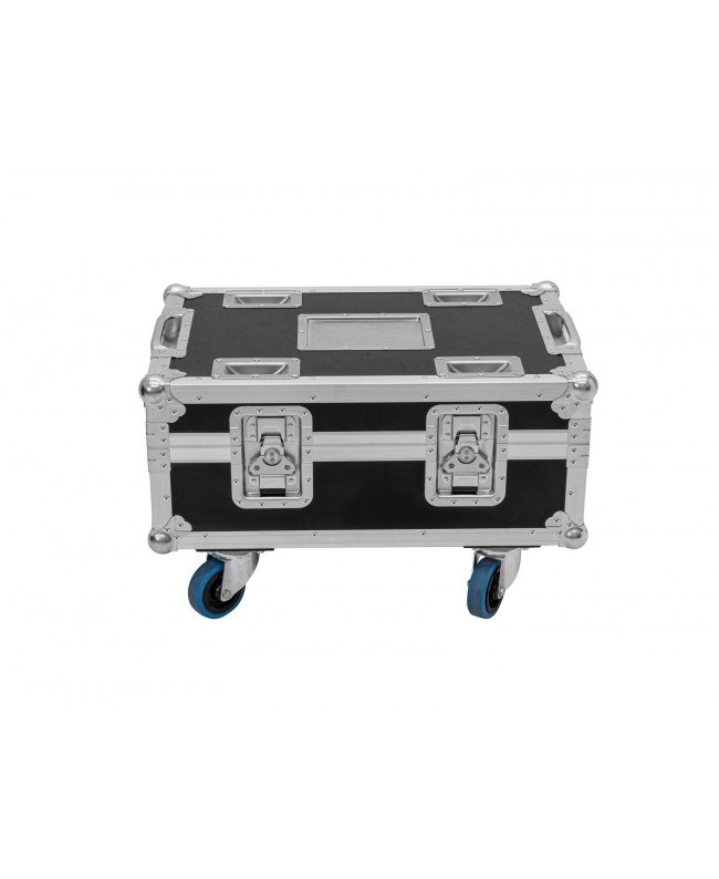 Roadinger Flightcase BAS-1 8x SILENT PAR 6 QCL FLOOR Cases for spotlights