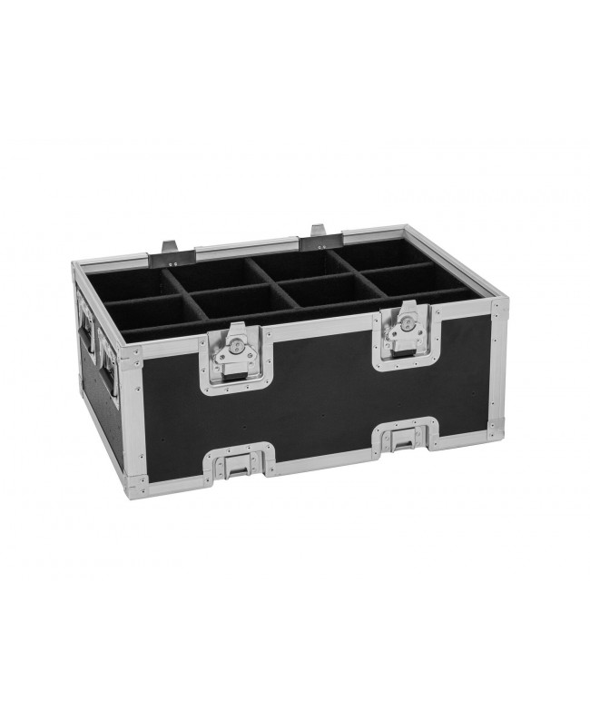 Roadinger Flightcase Extension 8x SILENT PAR 6 QCL FLOOR for BAS-1 Cases for spotlights