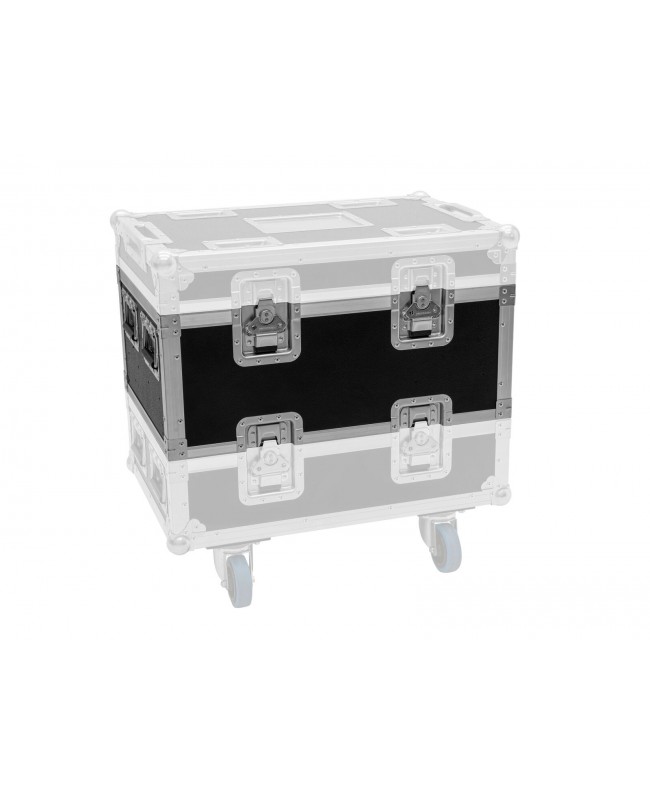 Roadinger Flightcase Extension 8x SILENT PAR 6 QCL FLOOR per BAS-1 Custodie per proiettori