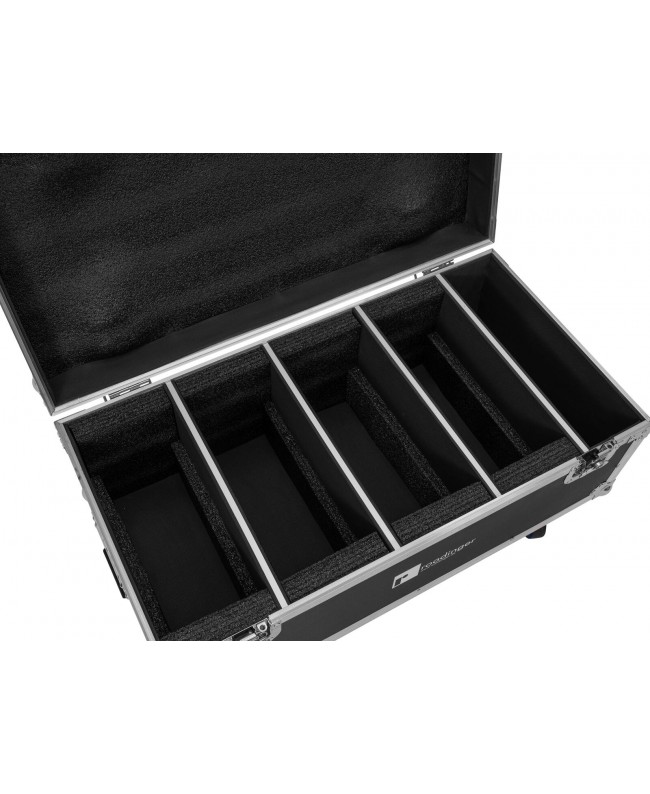 Roadinger Flightcase 4x LED PLL-384 Scheinwerfer-Cases