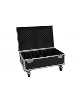 Roadinger Flightcase 4x LED PMB-4 COB QCL con ruote Custodie per proiettori
