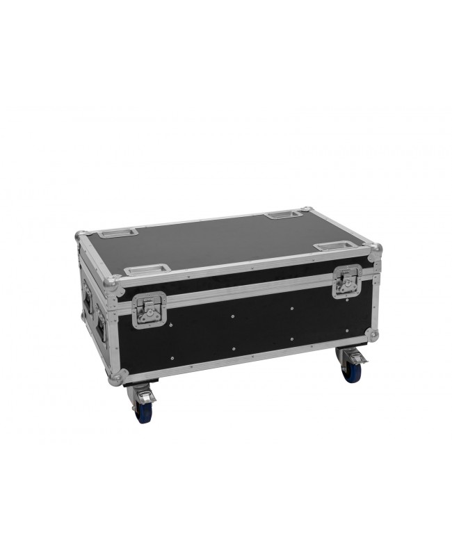 Roadinger Flightcase 4x LED PMB-4 COB QCL with wheels Cases for spotlights