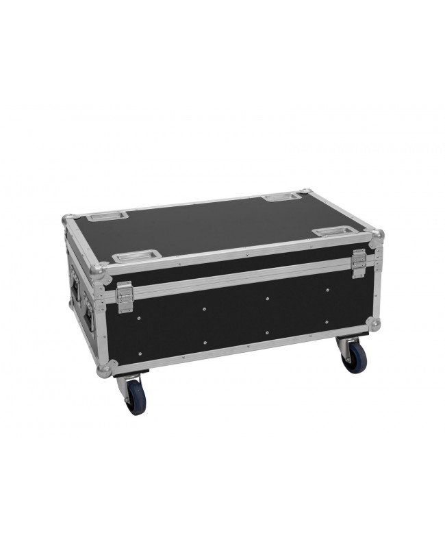 Roadinger Flightcase 4x LED PMB-4 COB QCL with wheels Cases for spotlights