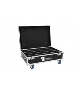 Roadinger Flightcase 4x LED IP Atmo Bar 10 Cases for spotlights